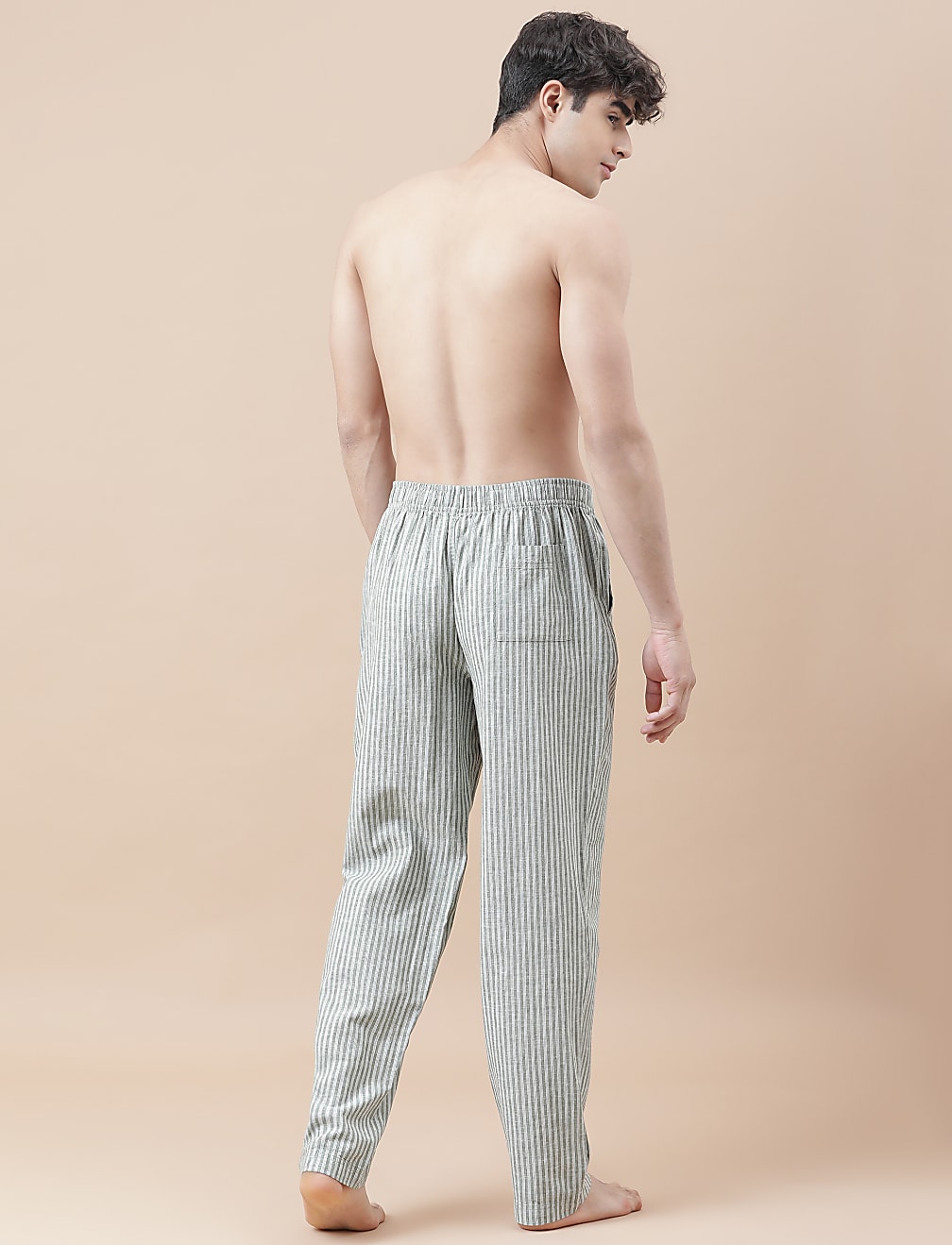 Cotton Mix Striped Relaxed Fit Pyjama
