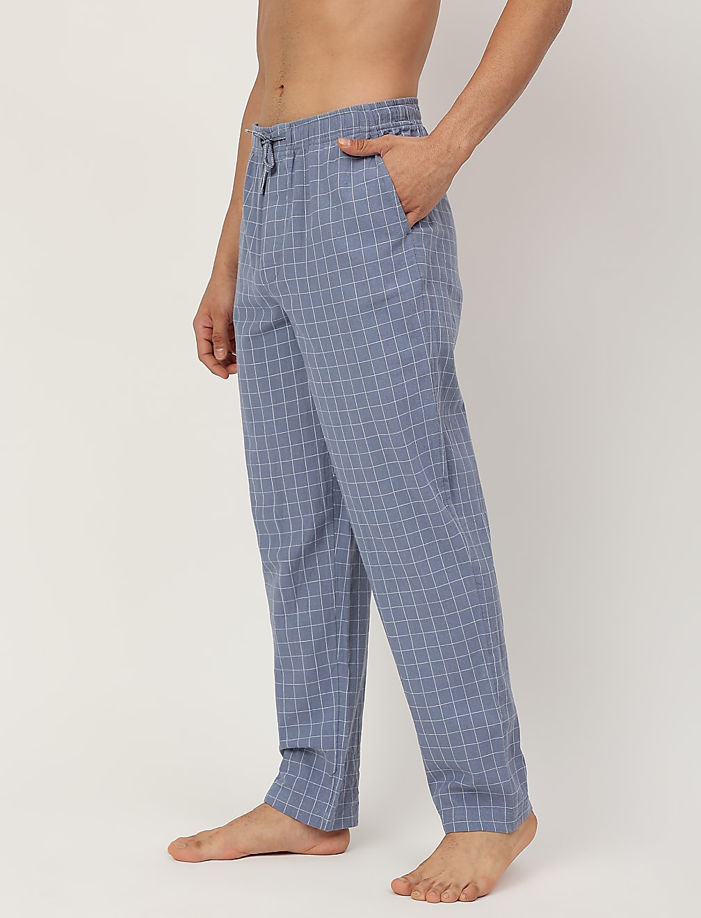 Cotton Mix Checked Comfort Fit Pyjama