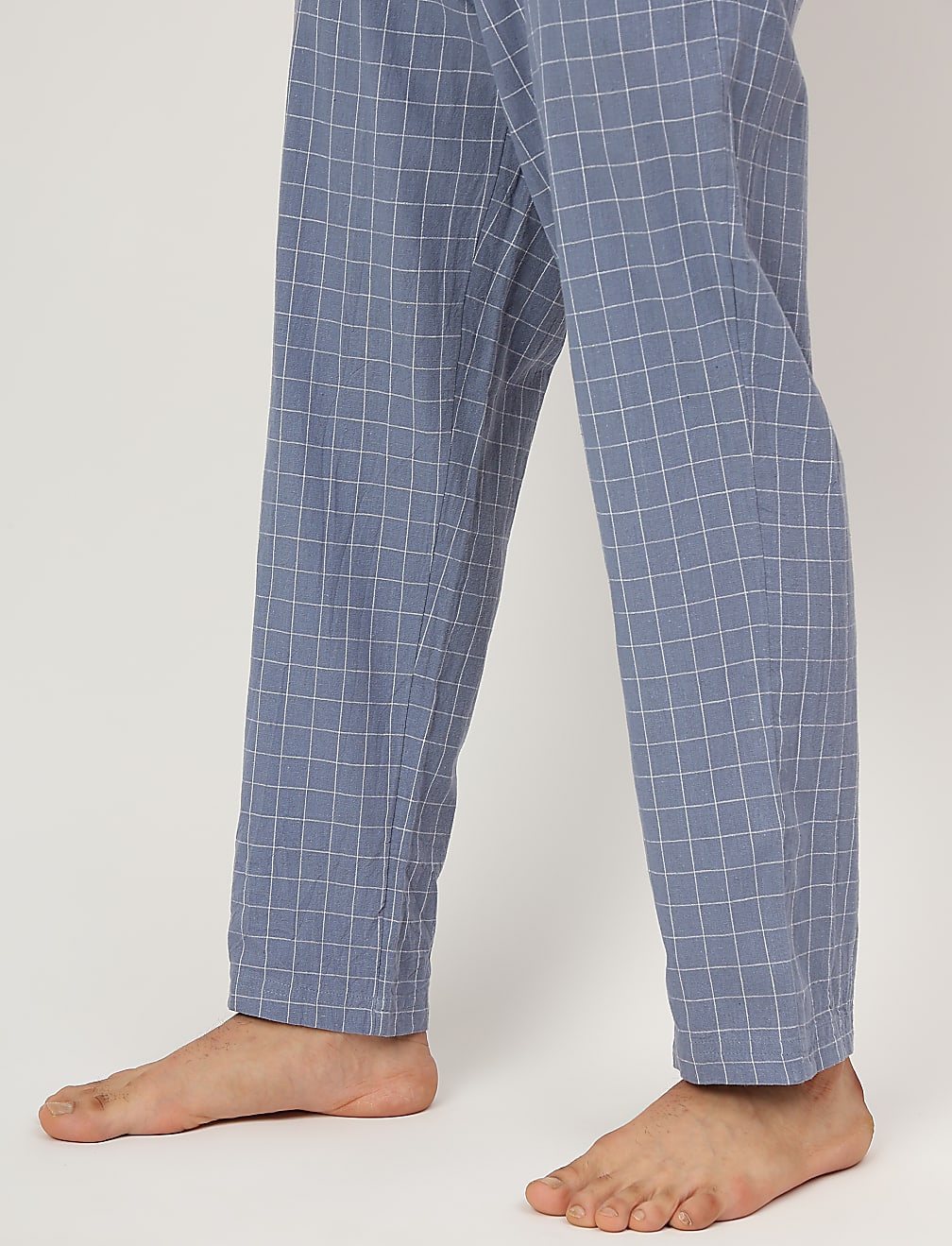 Cotton Mix Checked Comfort Fit Pyjama