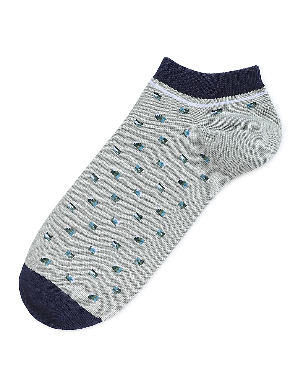 Cotton Mix Printed Skinny Fit Socks