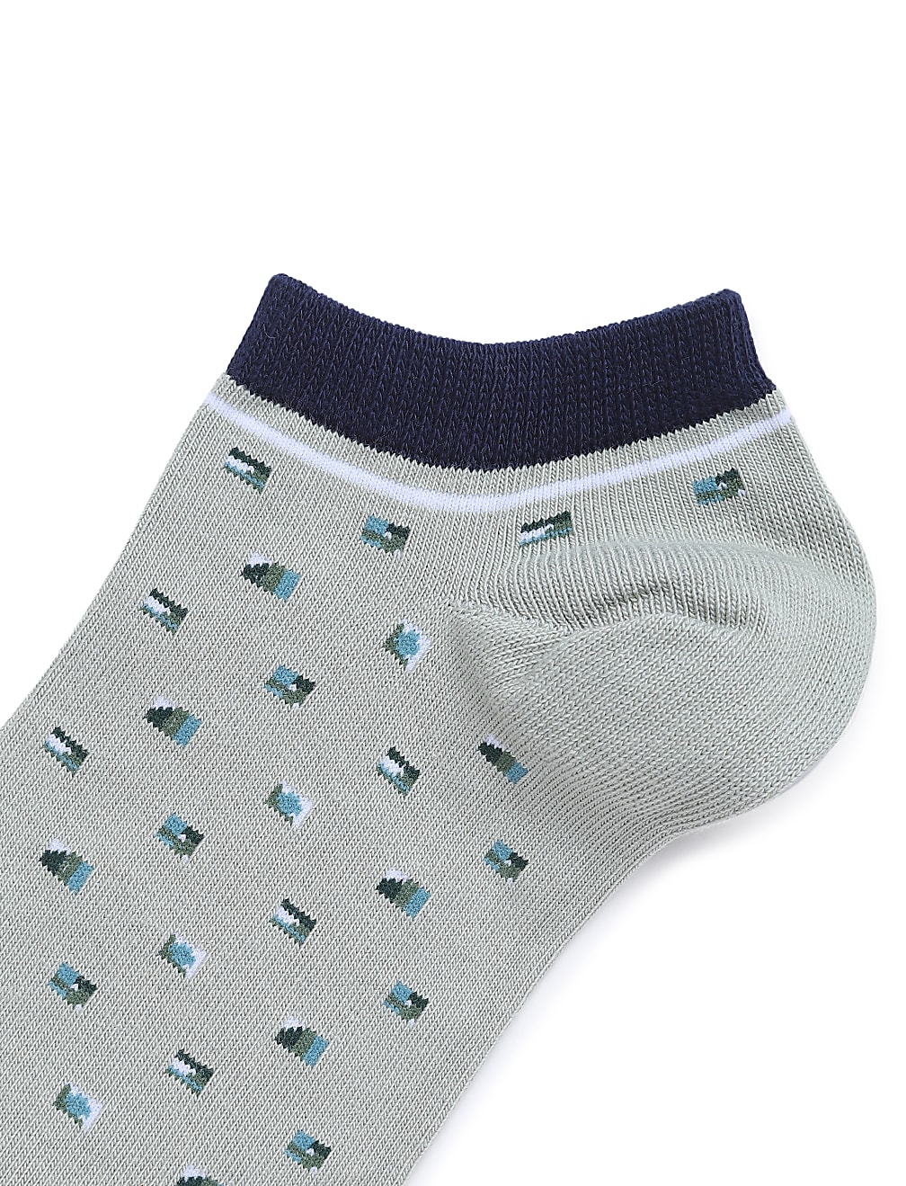 Cotton Mix Printed Skinny Fit Socks