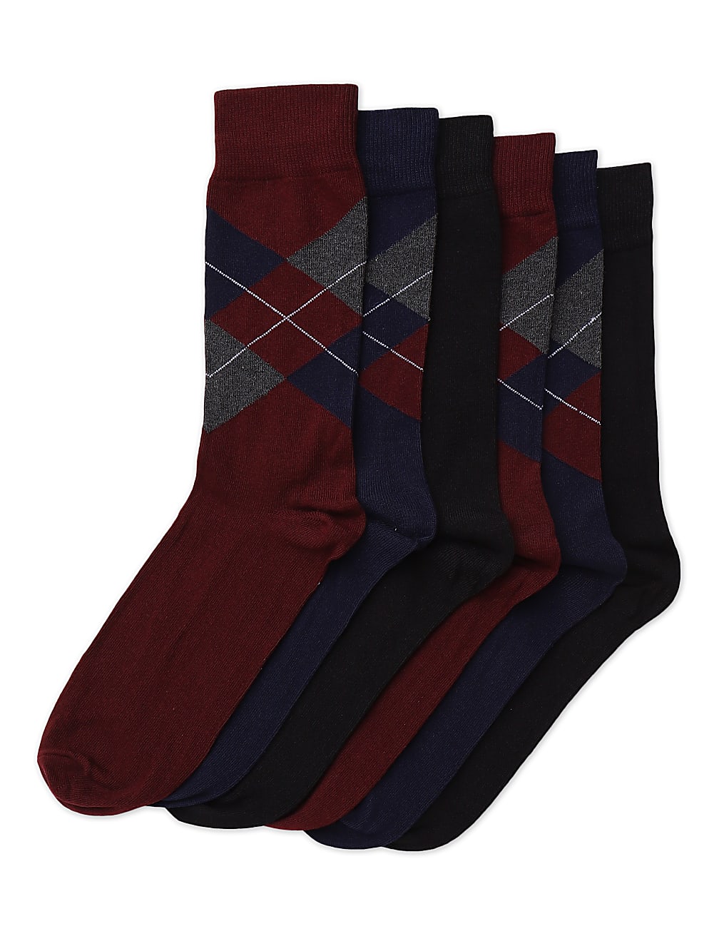 3 Pair Cotton Mix Plain Skinny Fit Socks