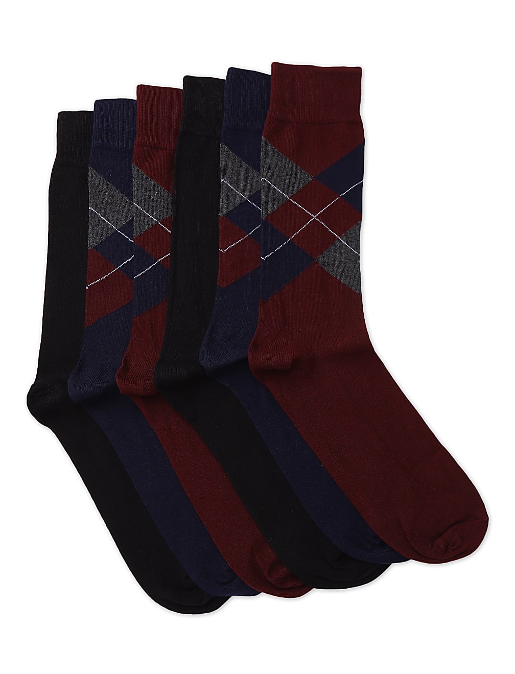 3 Pair Cotton Mix Plain Skinny Fit Socks