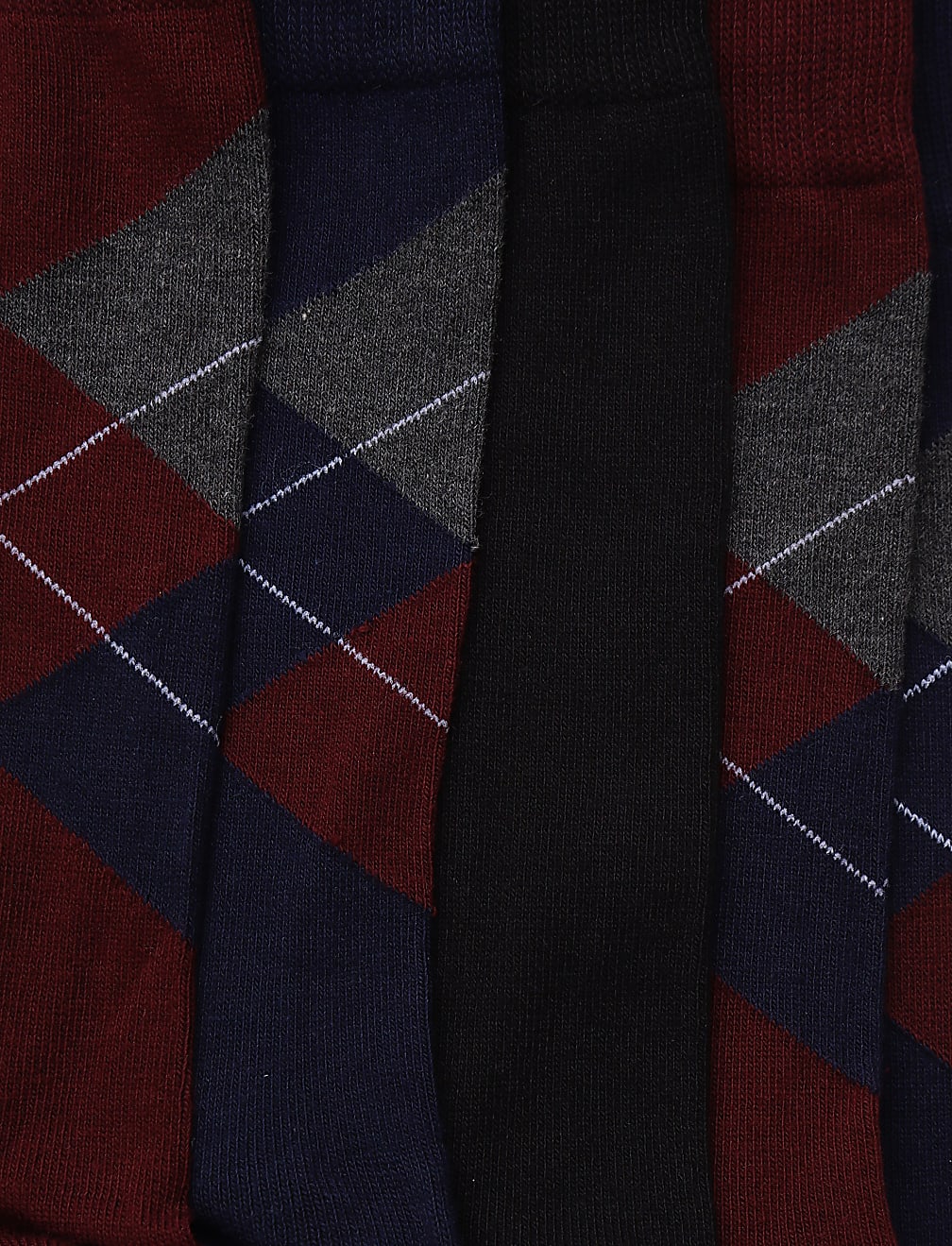 3 Pair Cotton Mix Plain Skinny Fit Socks