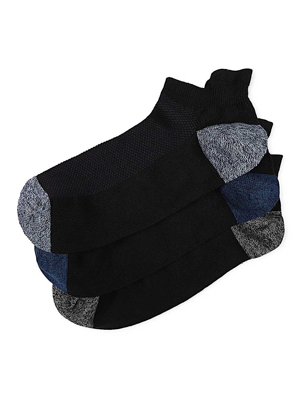 3 Pairs of Cotton Mix Textured Socks