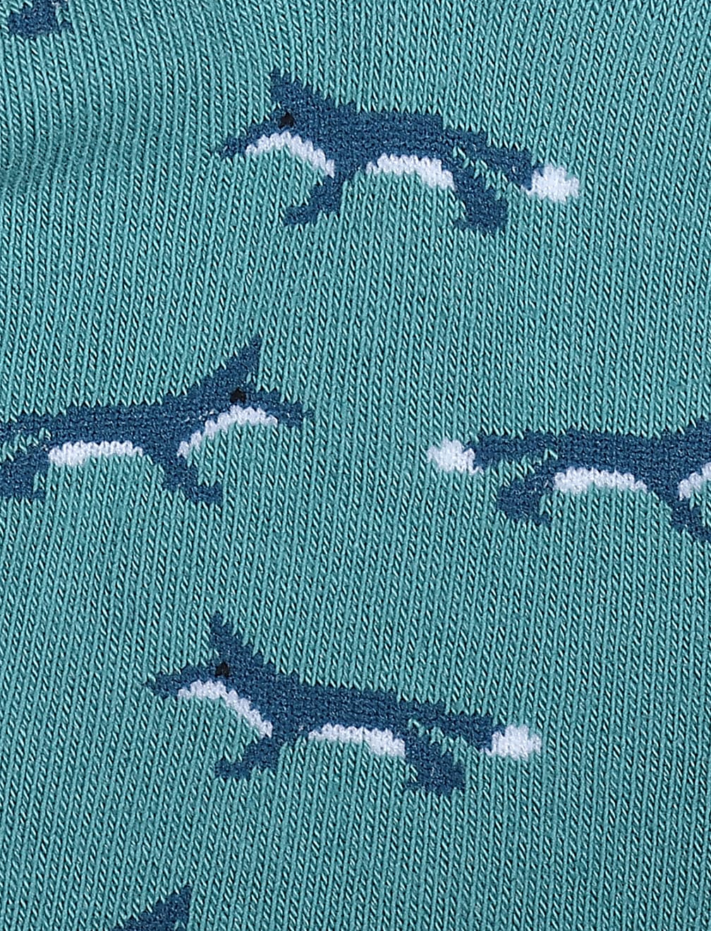 Pair of Cotton Mix Printed Socks