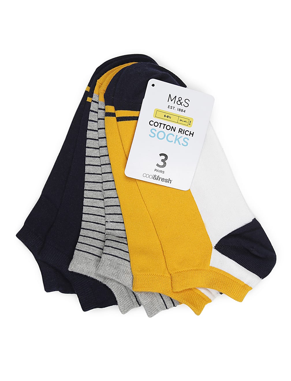 3pk Ankle Socks