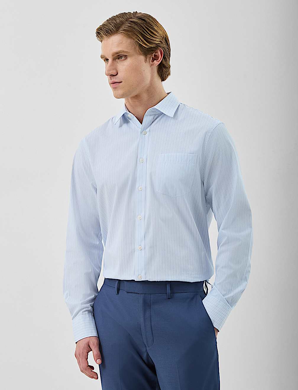 2 Pack Regular Fit Easy Iron Shirts