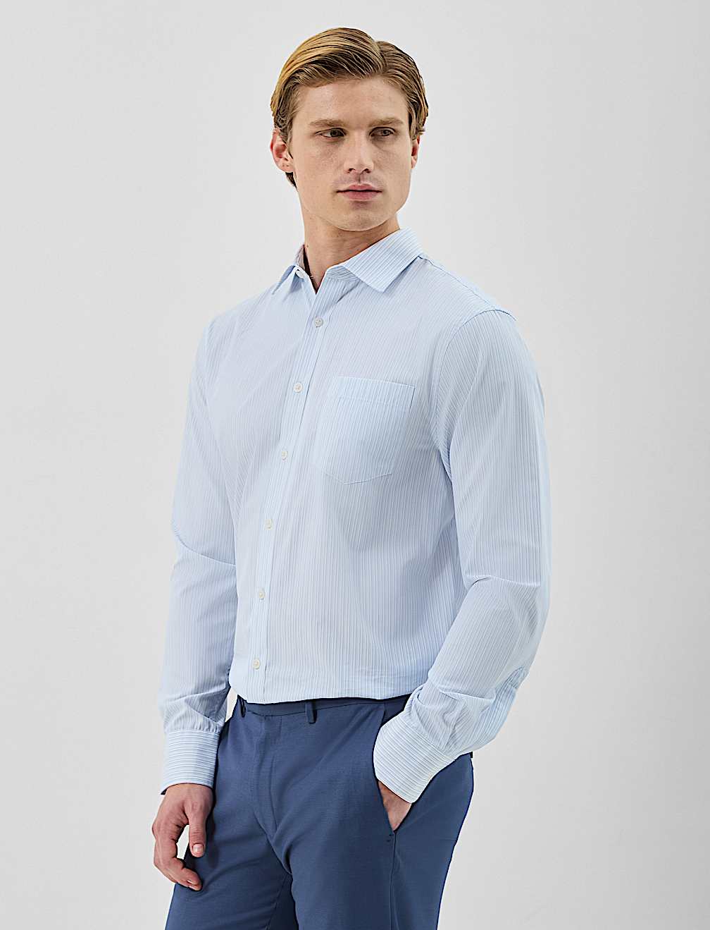 2 Pack Regular Fit Easy Iron Shirts