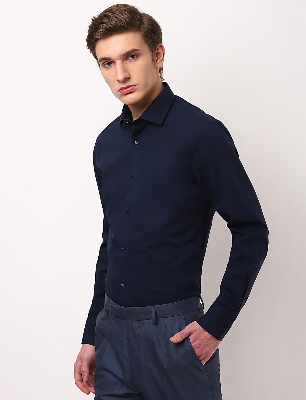 Solid Stretch Shirt