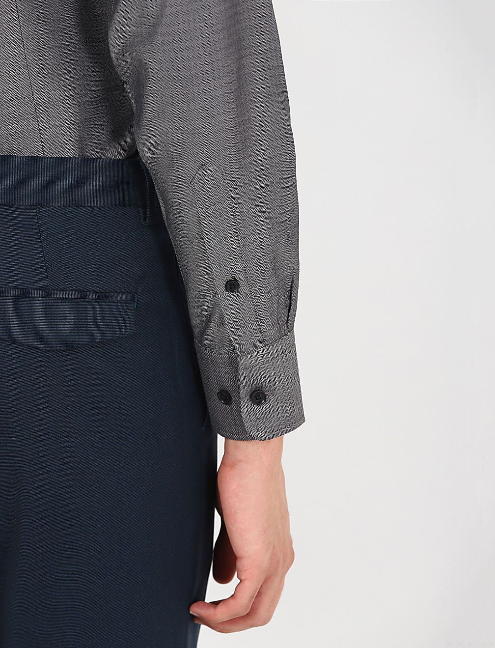 Limited Herringbone Dobby Shirt