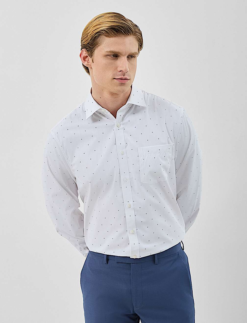 Pack Of 2 Full Sleeve Regular Fit Shirts