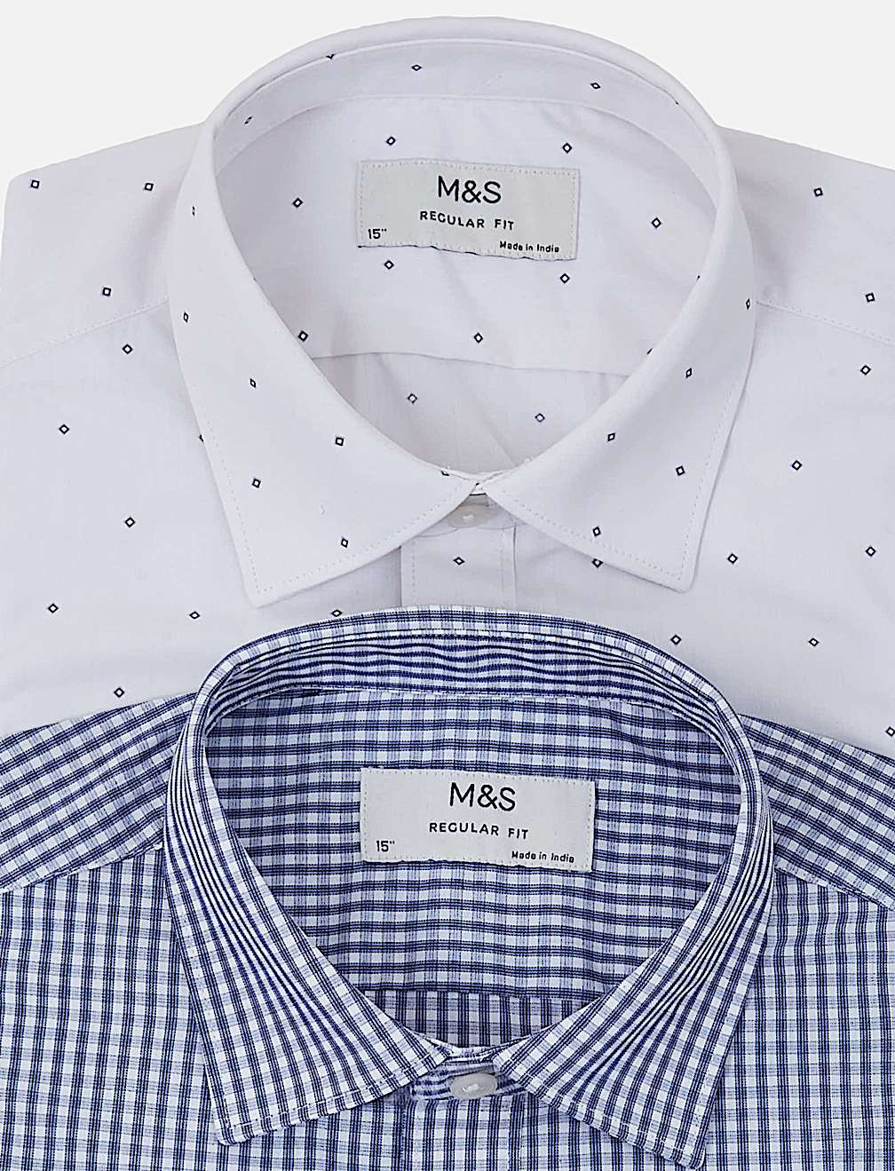 Pack Of 2 Full Sleeve Regular Fit Shirts