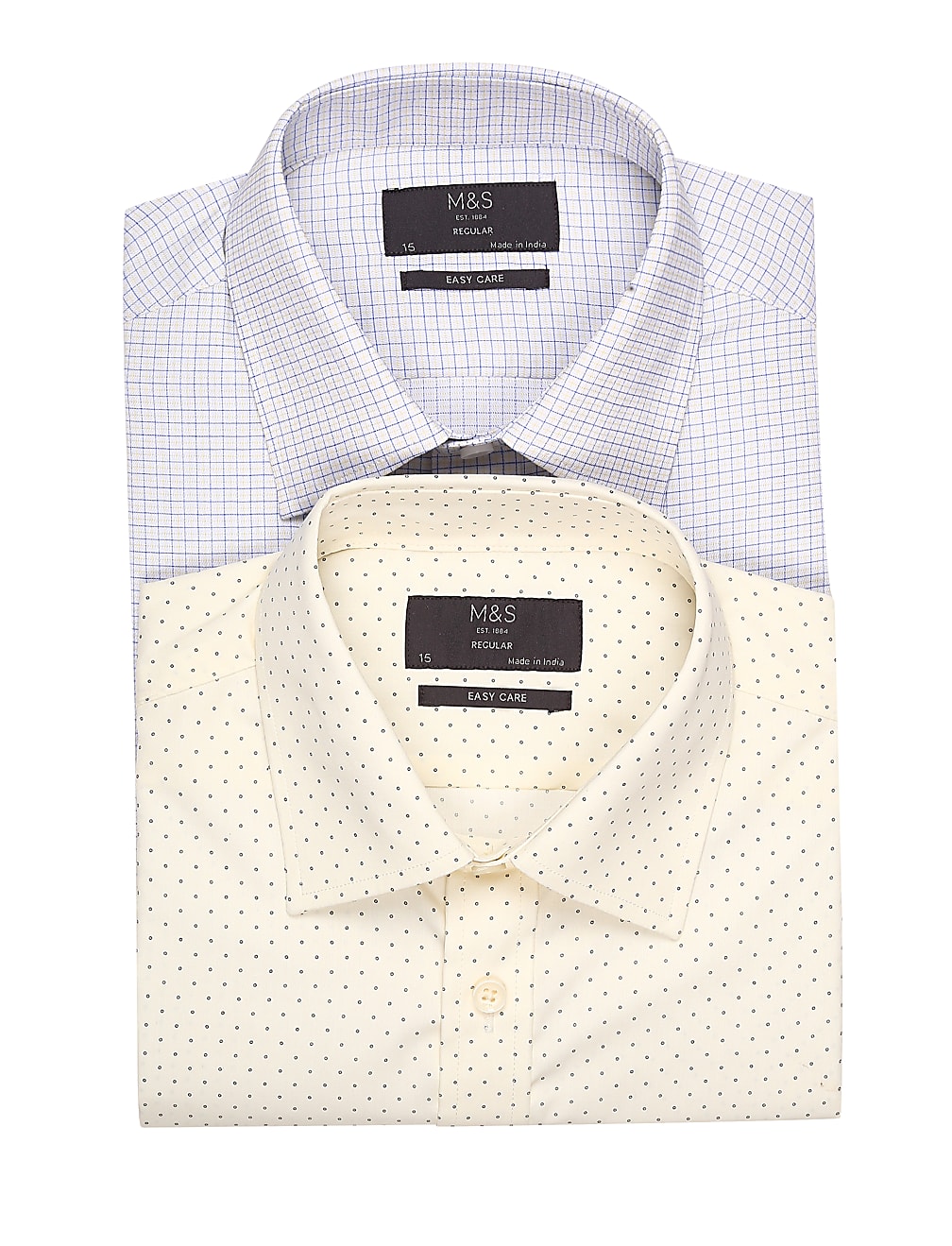 Easycare 2 Pk Gingham Micro Print