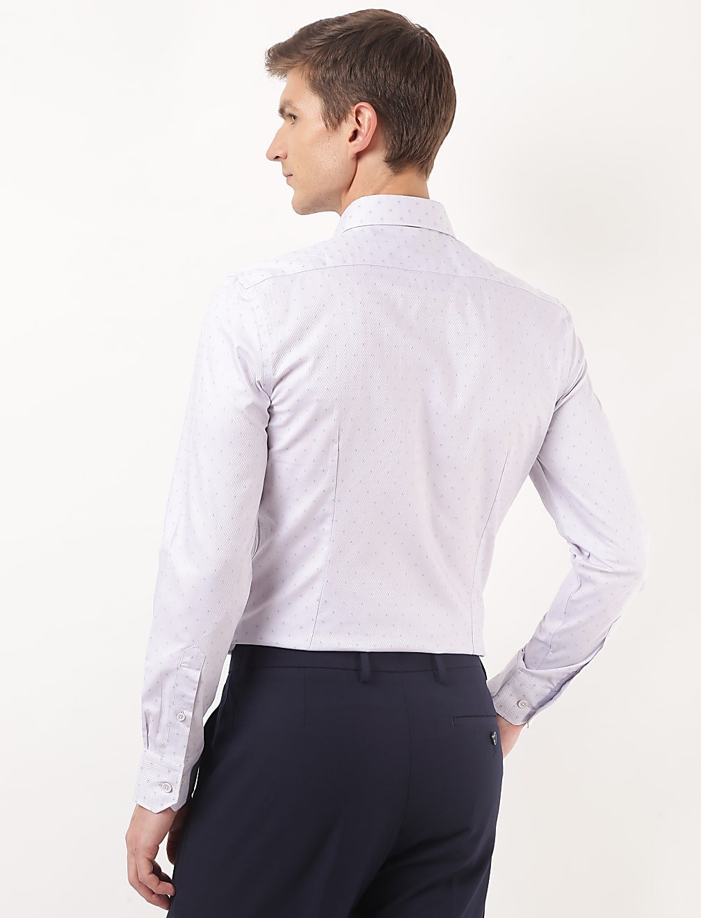 Pure Cotton Printed Spread Collar Shirt