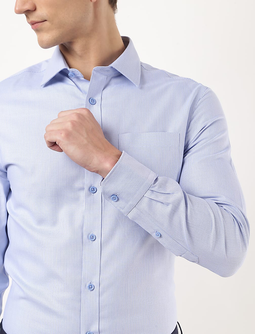 Pure Cotton Printed Spread Collar Shirt