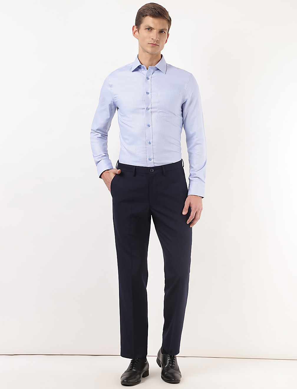 Pure Cotton Printed Spread Collar Shirt