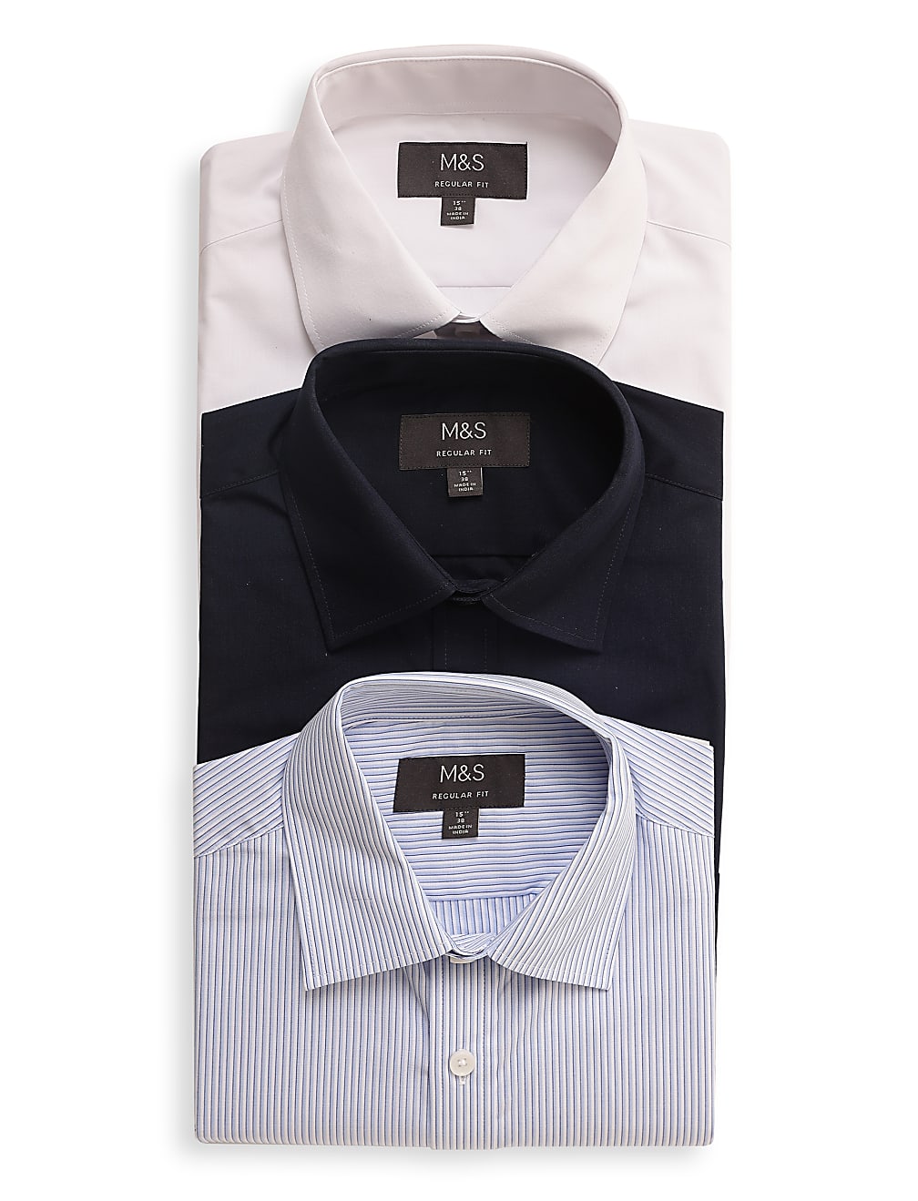 3PK Easy To Iron&nbsp; Shirt
