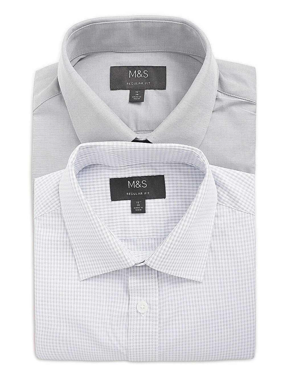 2PK Easy To Iron  Design Shirt