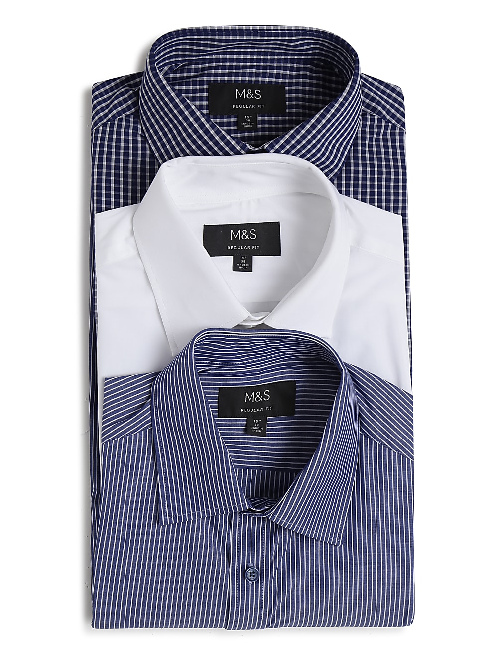 3PK Easy To Iron  Design Shirt
