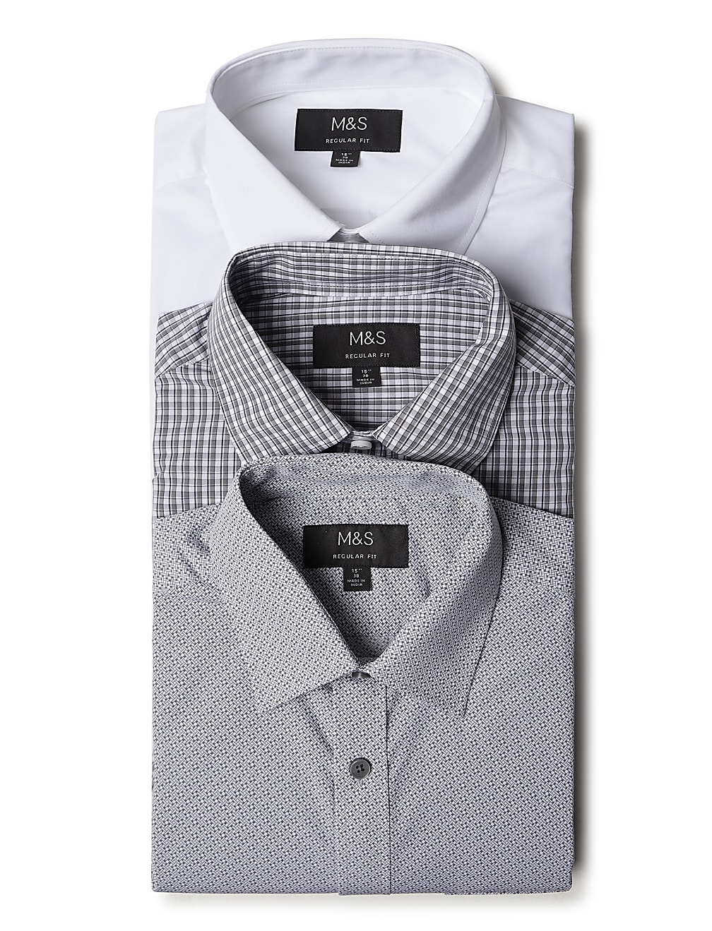 3PK Easy To Iron  Shirt