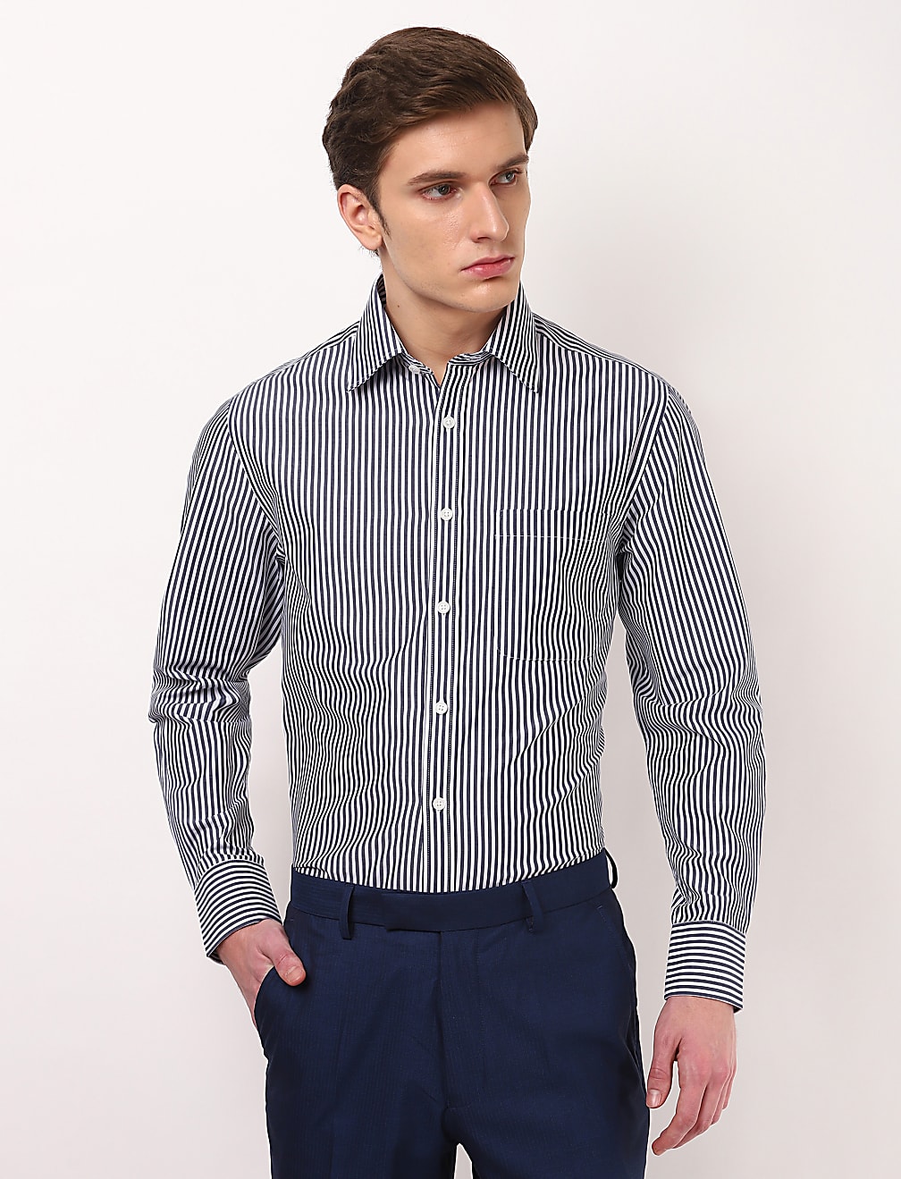 2 Pk Navy Mix Shirts