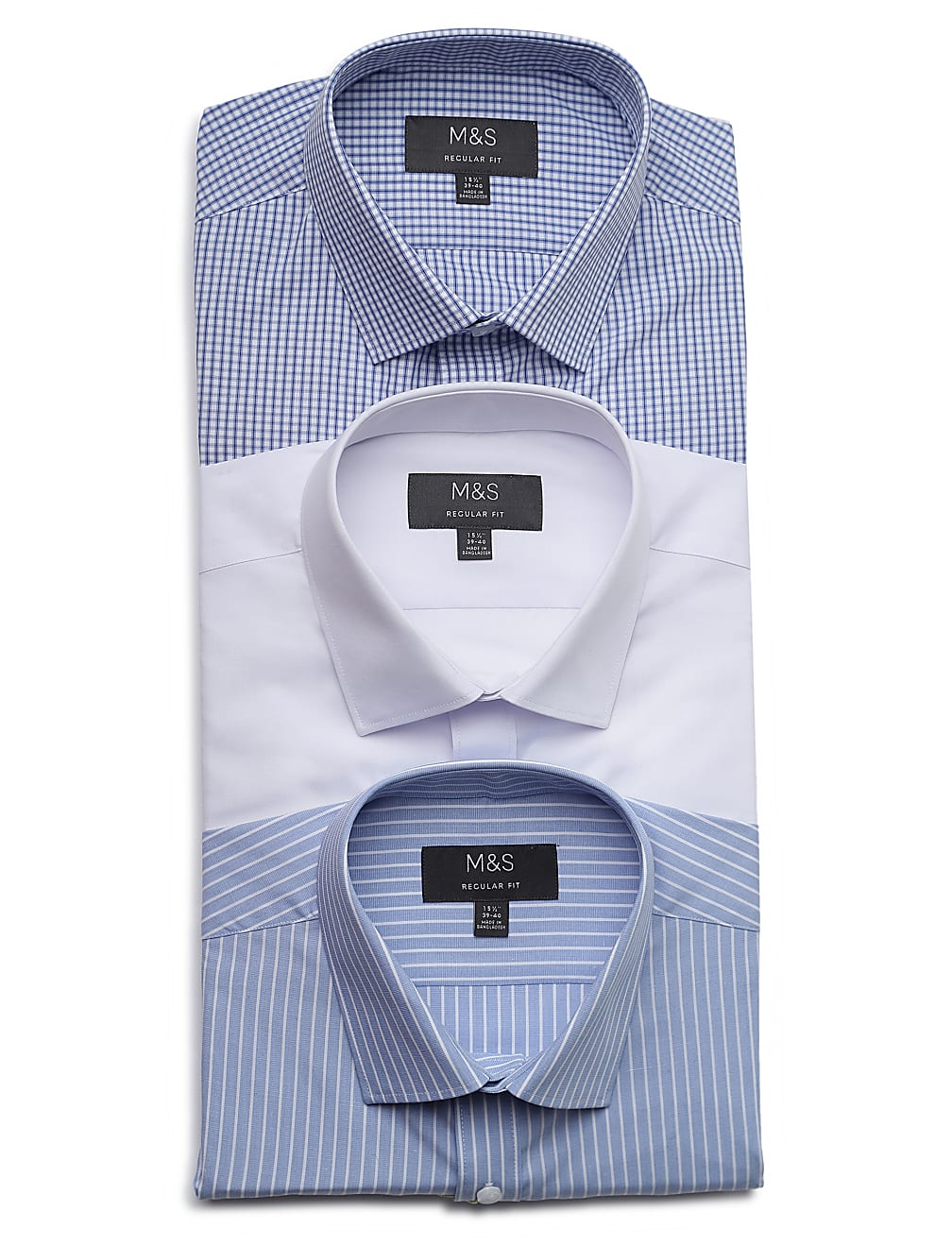 3PK Easy To Iron  Design Shirt