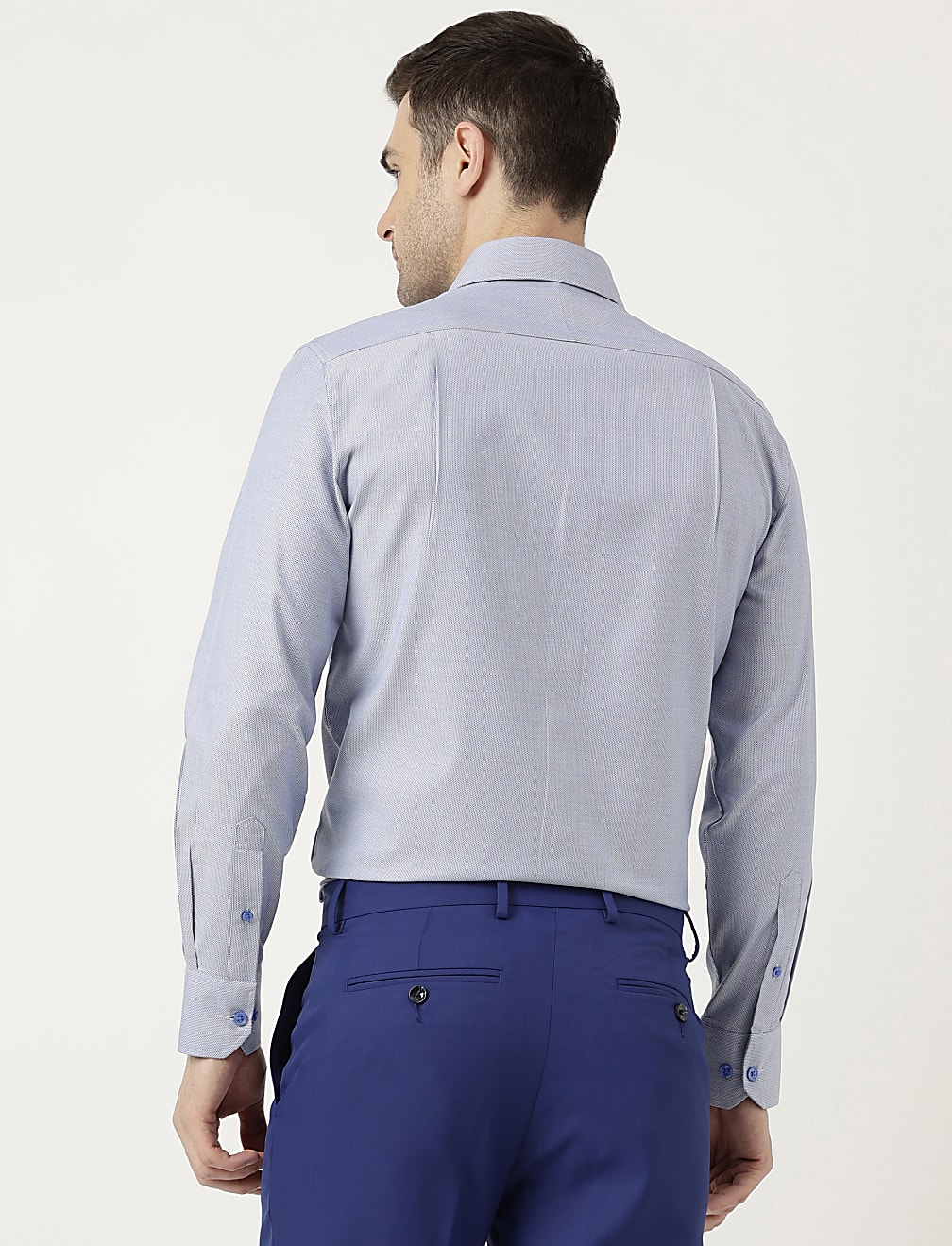 Pure Cotton Slim Fit Striped Shirt