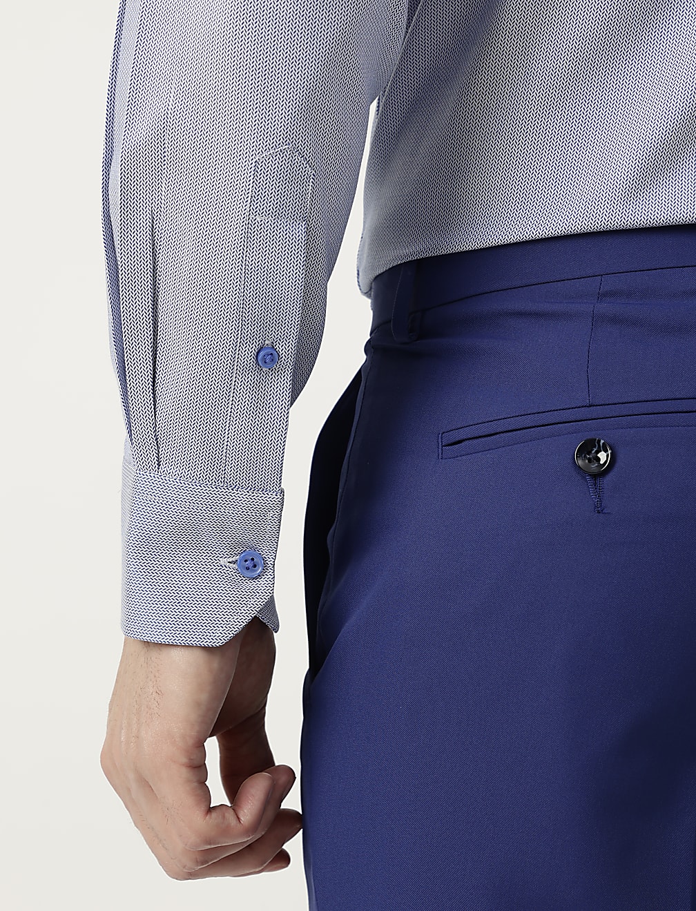 Pure Cotton Slim Fit Striped Shirt