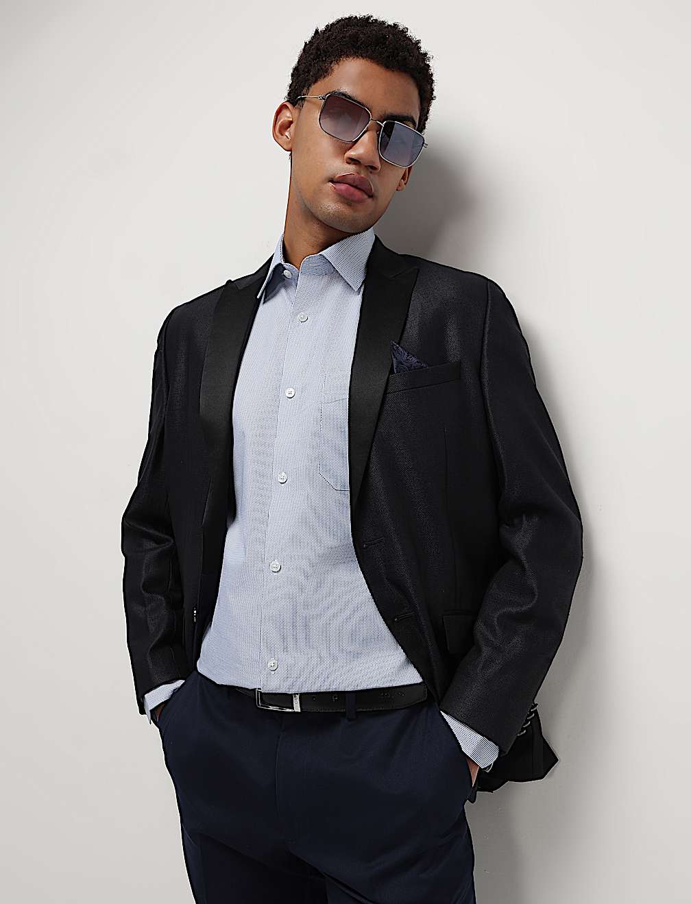 Pure Cotton Textured Full Sleeves Shirt