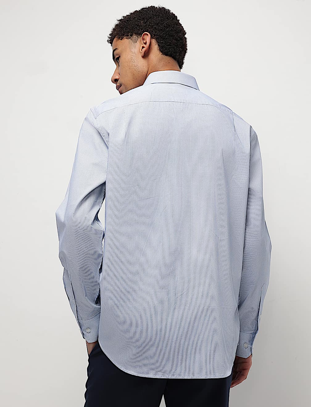 Pure Cotton Textured Full Sleeves Shirt