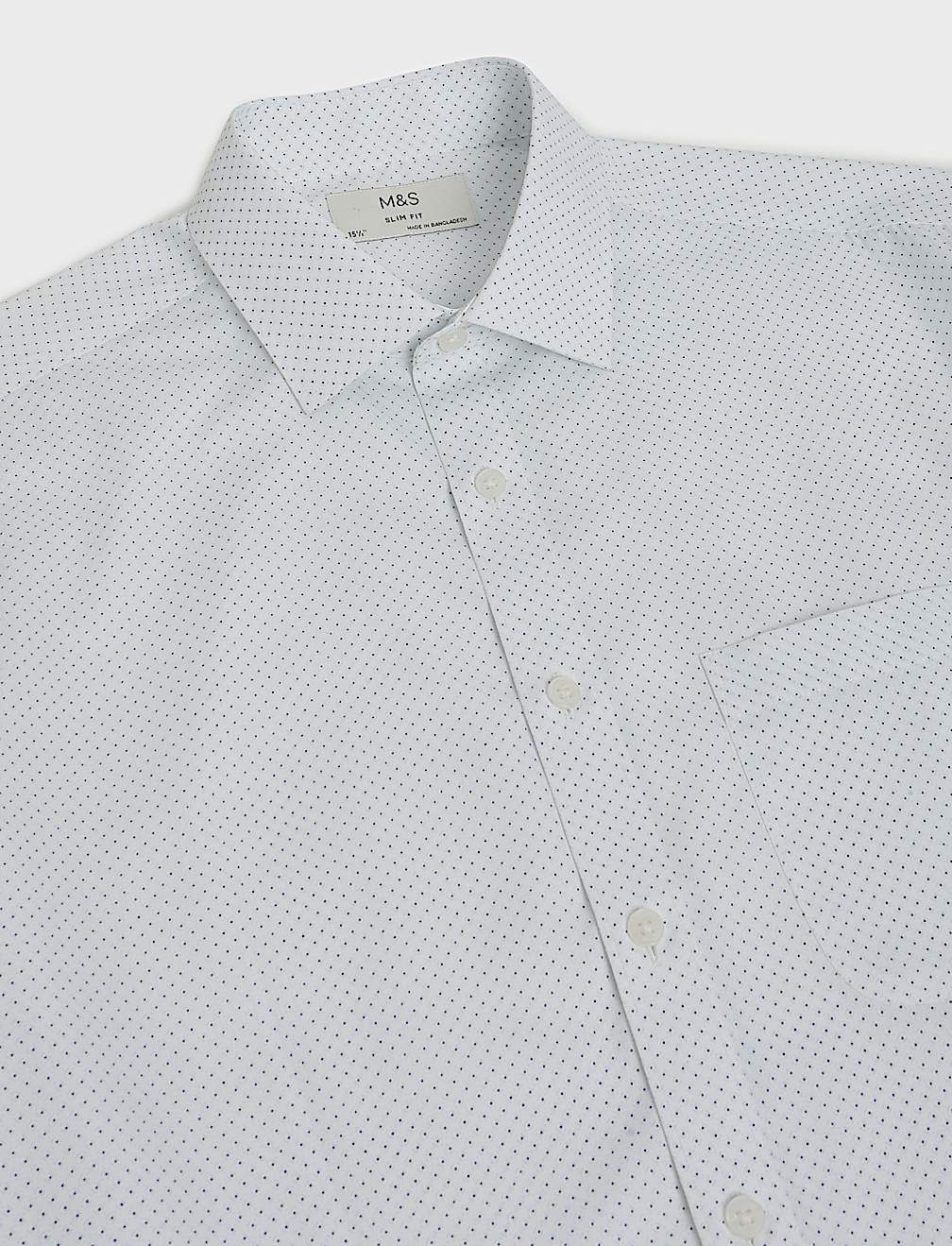2pk Slim Fit Easy Iron Shirts