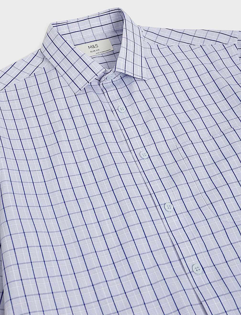 3pk Slim Fit Easy Iron Shirts