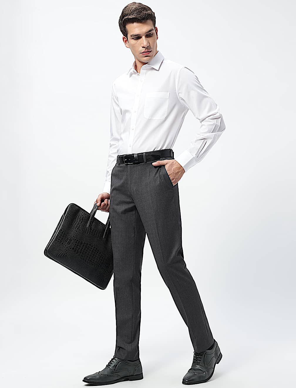3pk Slim Fit Collared Shirts