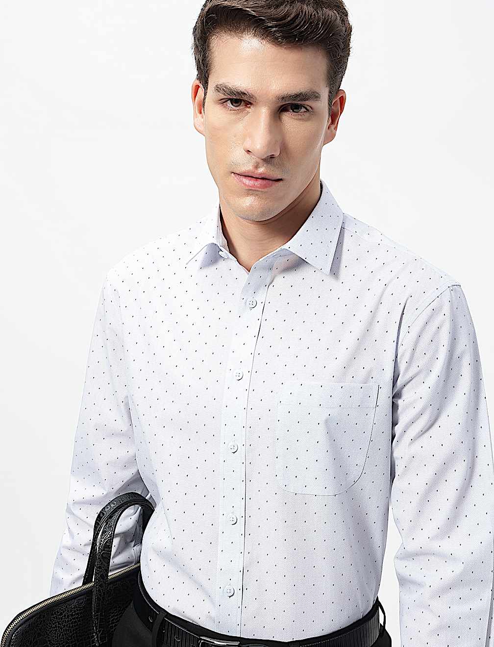 3pk Easy Iron Spread Collar Shirts