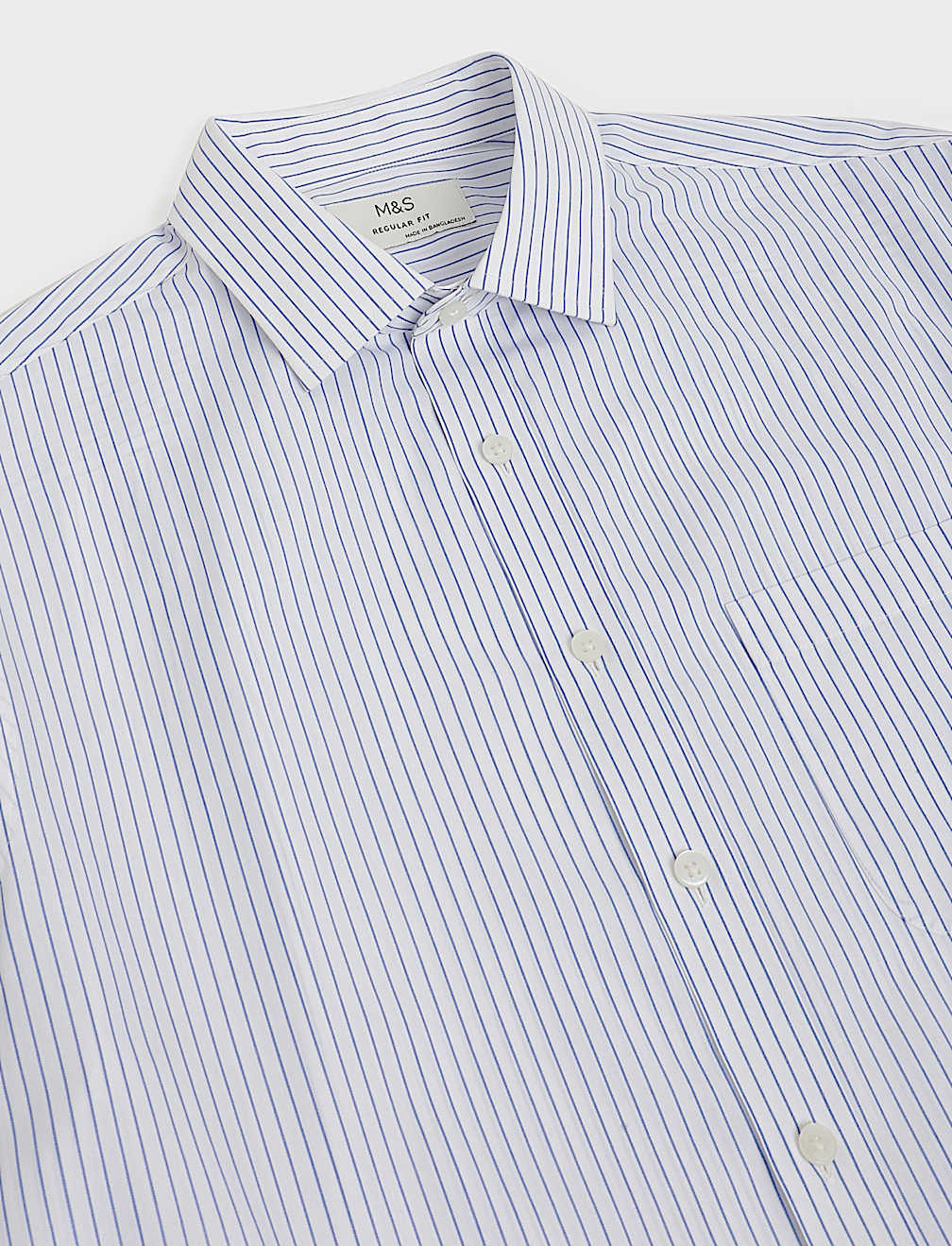 3pk Easy Iron Spread Collar Shirts