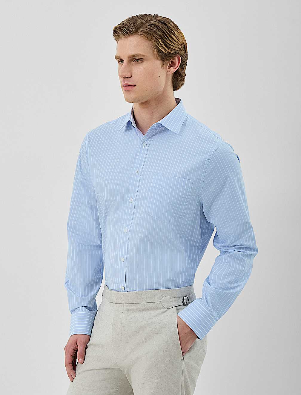 Pack Of 3 Print, Solid & Stripe Shirts