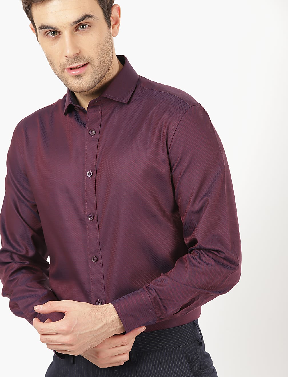 Circle Textured Shirt