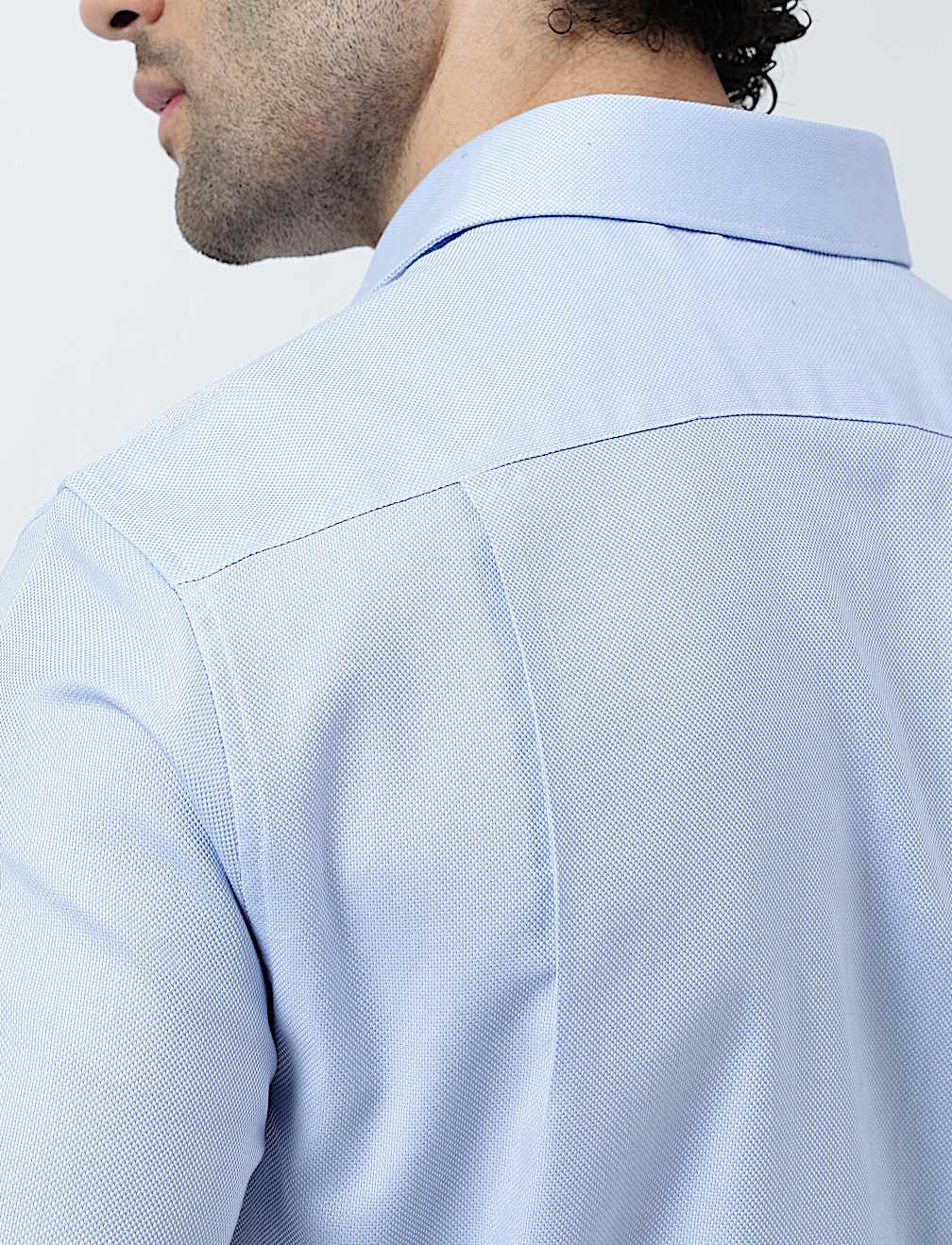 Pure Cotton Textured Short Sleeve Shirt