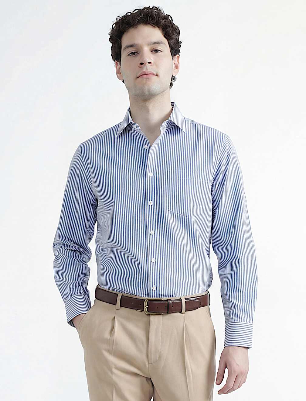Pack 2 Spread Collar Full Sleeve Shirt