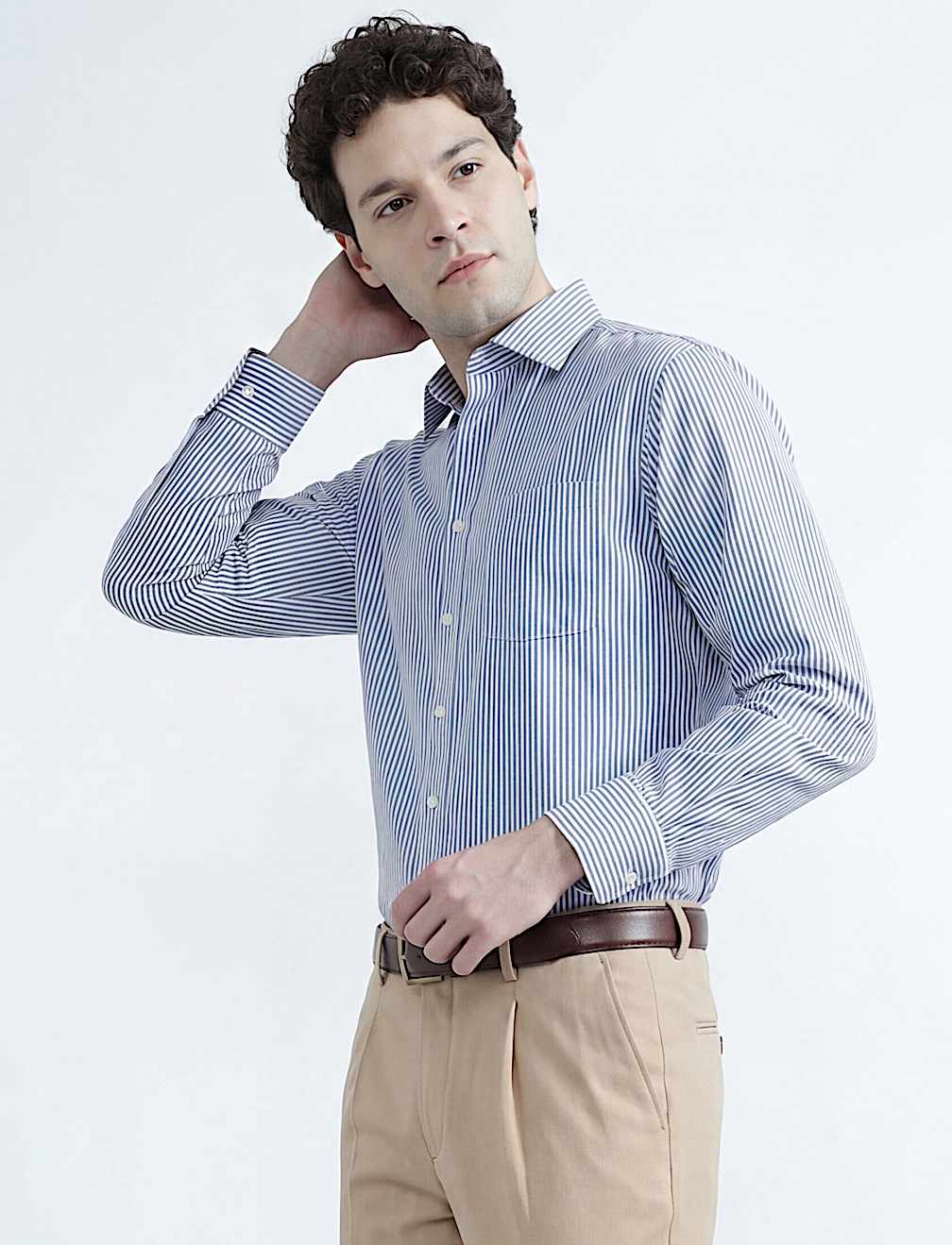 Pack 2 Spread Collar Full Sleeve Shirt