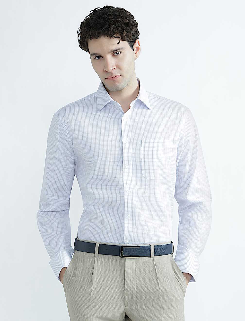 Pack 2 Spread Collar Full Sleeve Shirt
