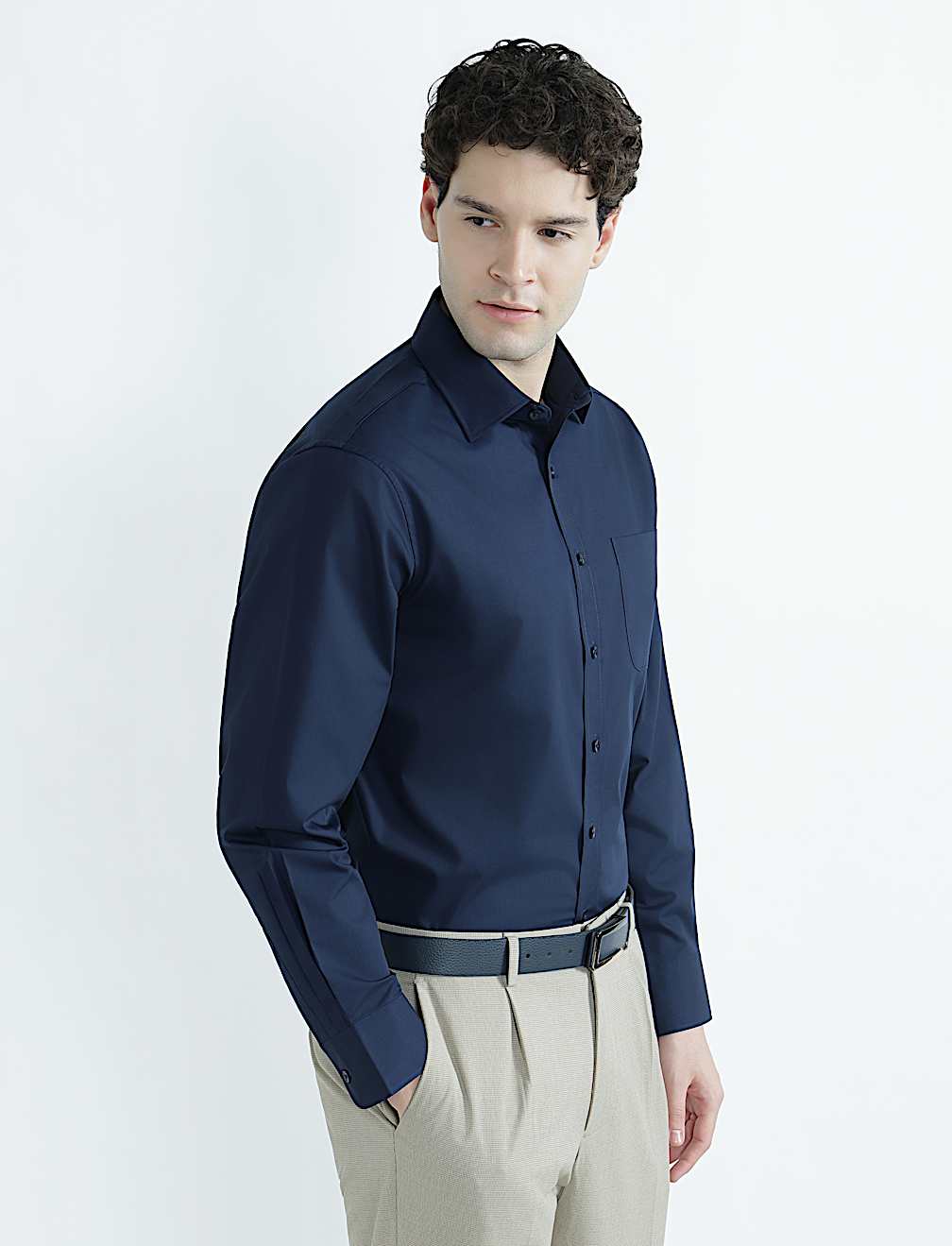 Pack 2 Spread Collar Full Sleeve Shirt