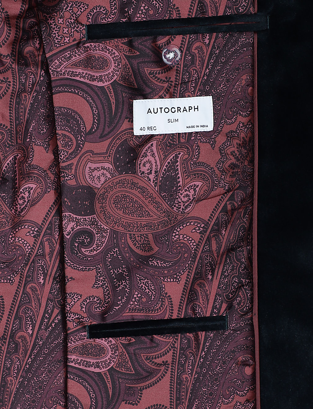 Premium Velvet Peak Lapel Blazer