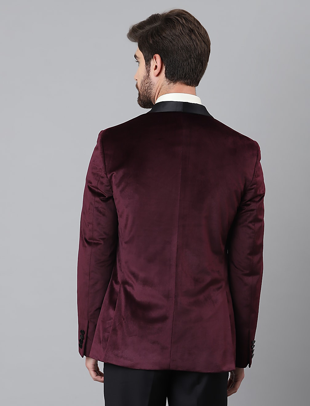 Premium Velvet Shawl Collar Blazer
