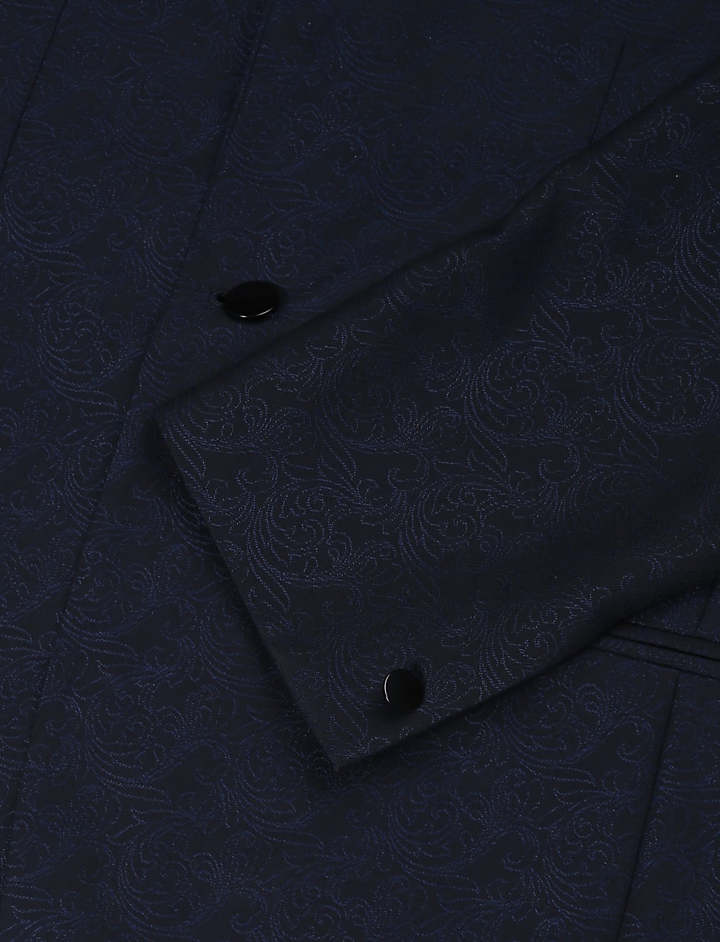 Self Design Lapel Collar Blazer