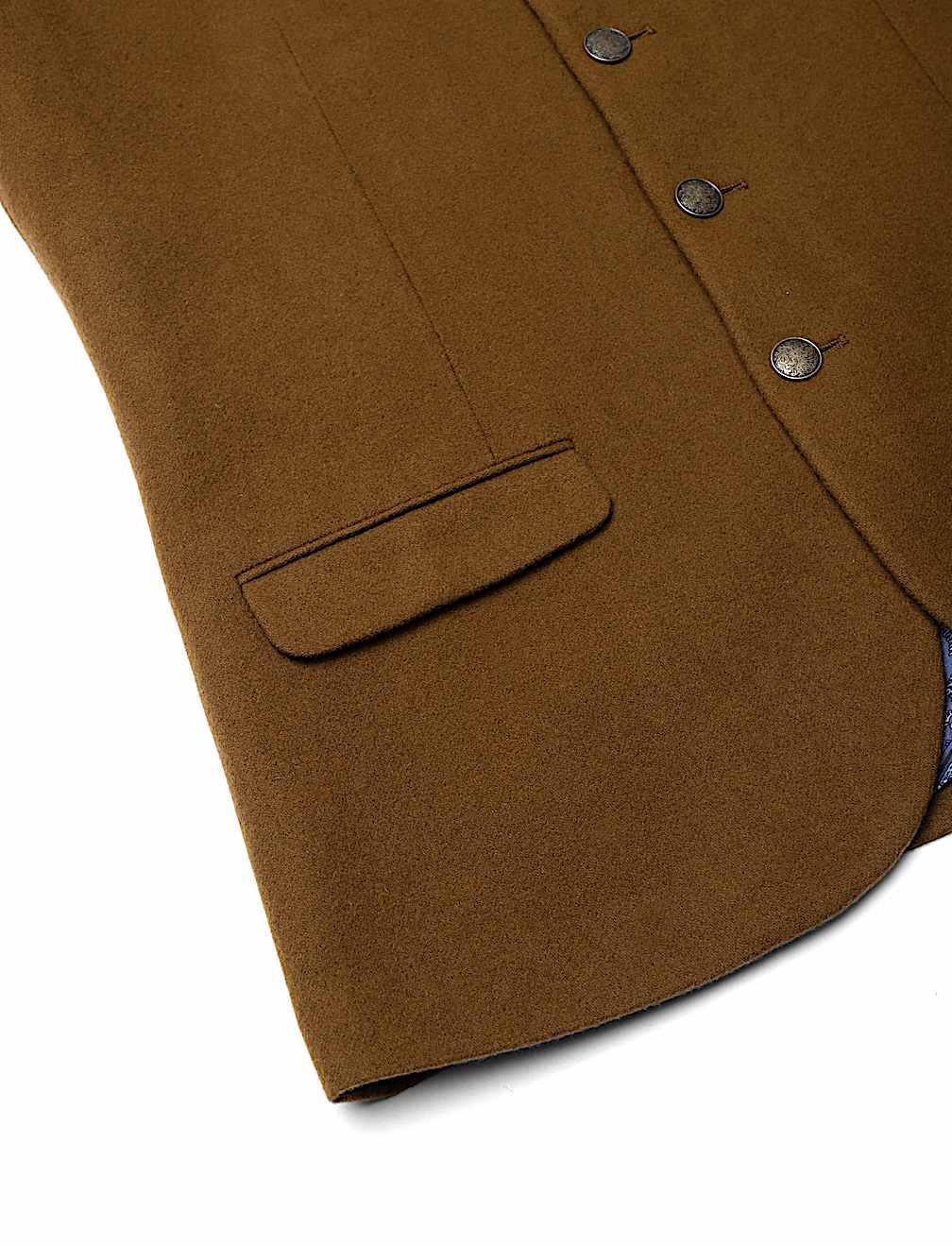 Melton Waistcoat With Premium Buttons