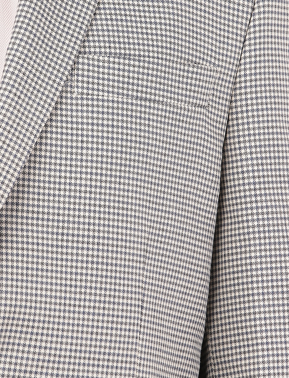 Checked Lapel Collar Blazer