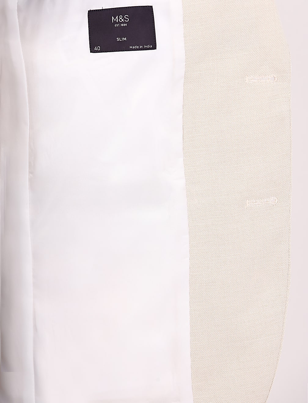 Plain Lapel Collar Blazer