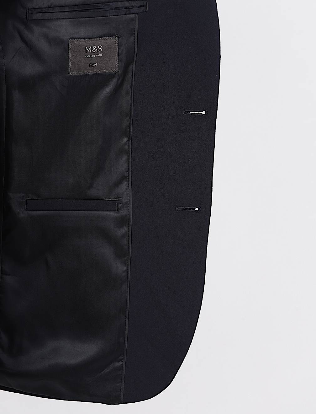 Plain Lapel Collar Blazer